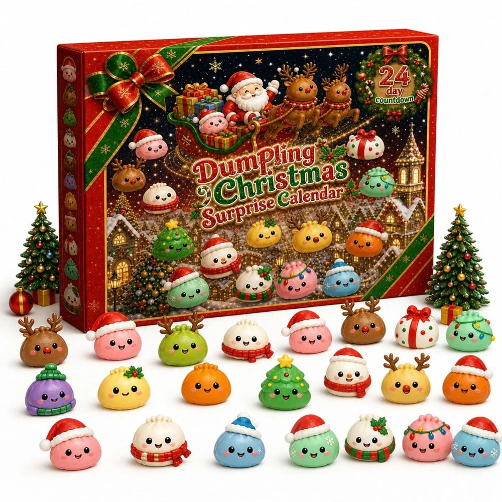Christmas Dumpling Squishy Advent Calendar β 24 Days of Surprises