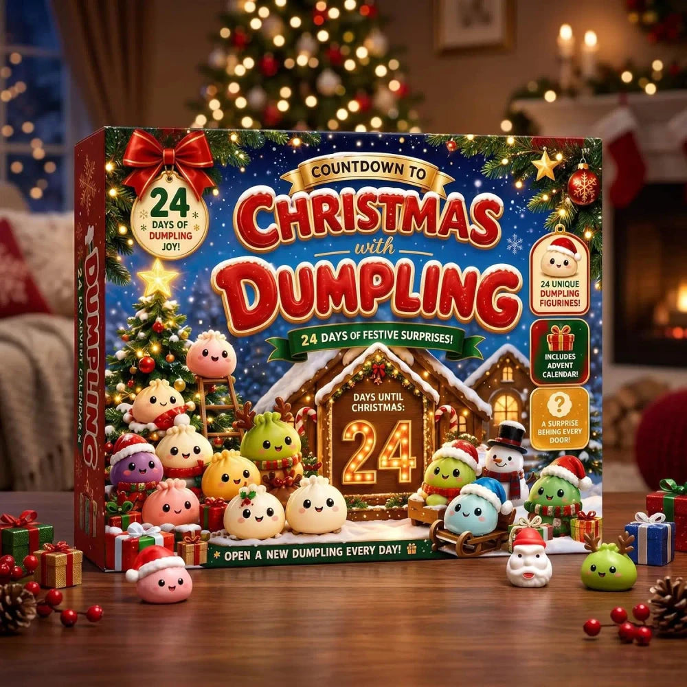 Christmas Dumpling Squishy Advent Calendar β 24 Days of Surprises