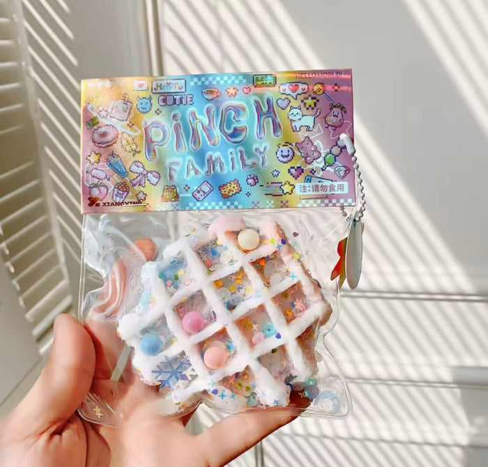 Dessert Taba Squishies - Cake, Waffle, and Donut Collection