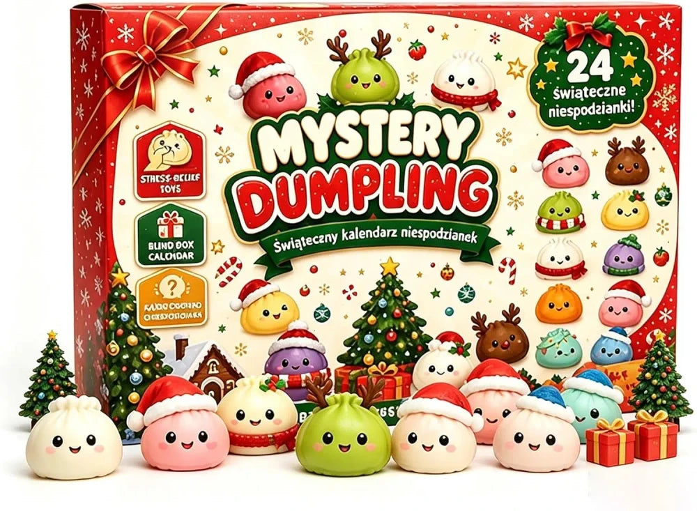 Christmas Dumpling Squishy Advent Calendar – 24 Days of Surprises